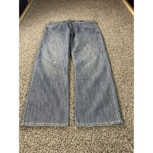 Levi's 514 Slim Straight Jeans Men's Size 38x30 Blue Baggy